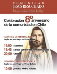 Missione in Cile (Quilpué) dal 2 all’ 11 febbraio 2015