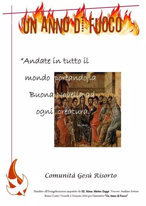 Mandato di Evangelizzazione per l’anno 2015