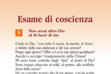 Esame di Coscienza per la Quaresima