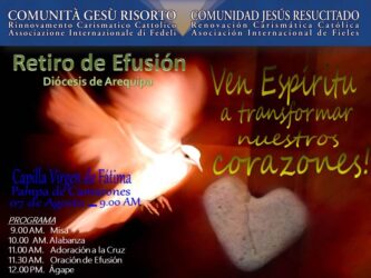 Ritiro Effusione Spirito Santo Arequipa – Cronaca