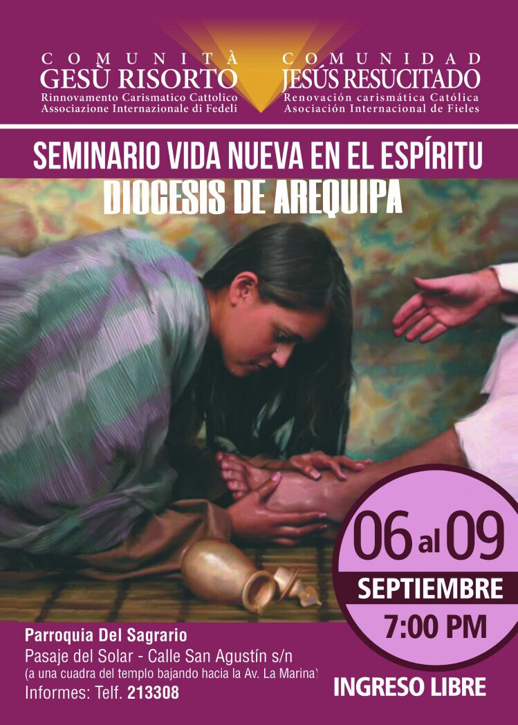 PERU’ Arequipa – Seminario vida nueva en el espíritu