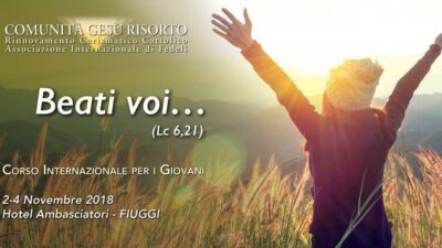 Corso Internazionale per i Giovani 2018 – diario