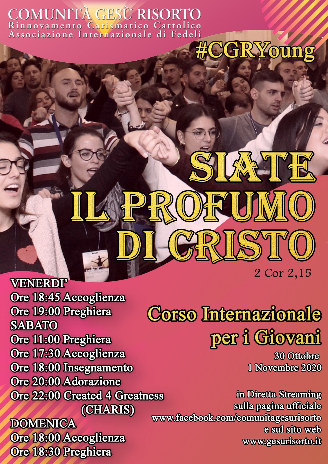 Programma Corso Giovani 2020